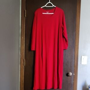 Red Long Sleeve Dress